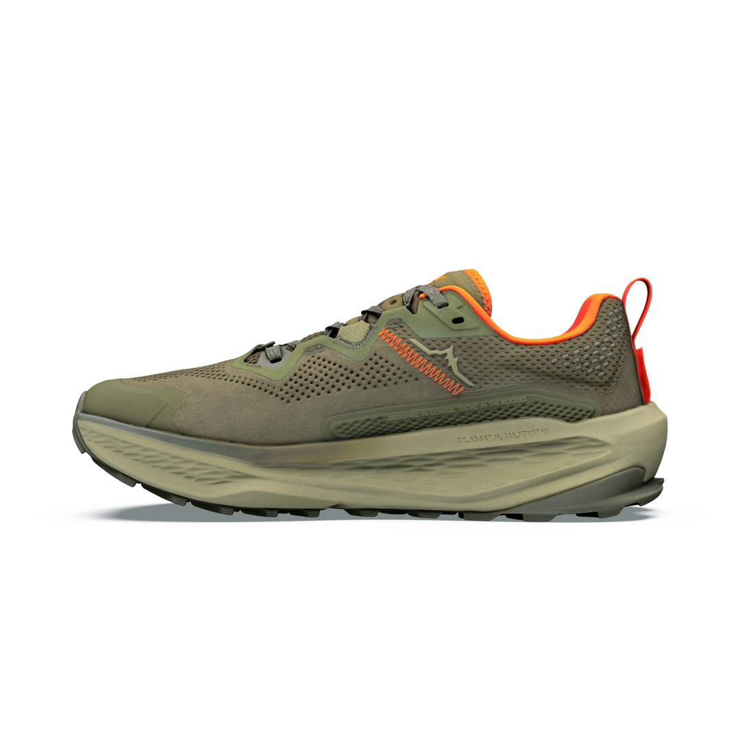 Altra Mens Olympus 7 - Dark Olive/black/aloe