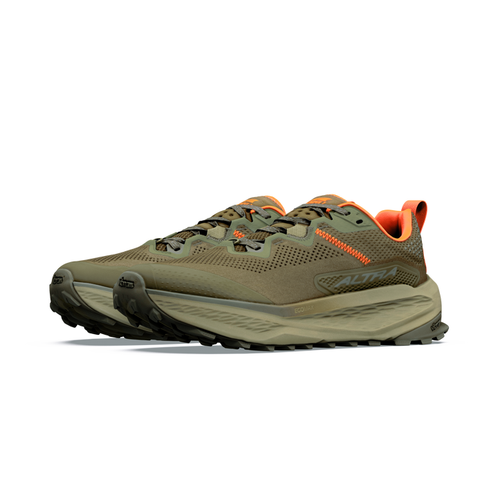 Altra Mens Olympus 7 - Dark Olive/black/aloe