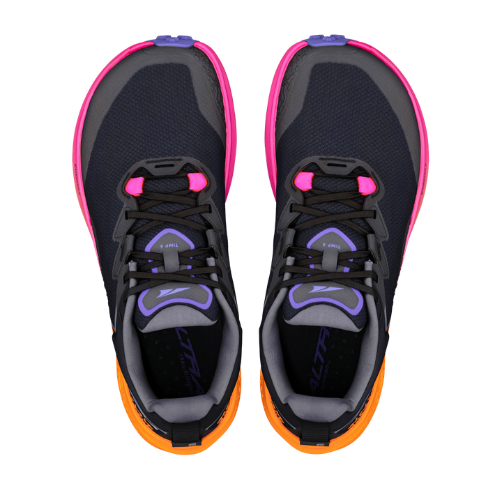 Altra Womens Timp 6 - Black/silver/knckot Pnk
