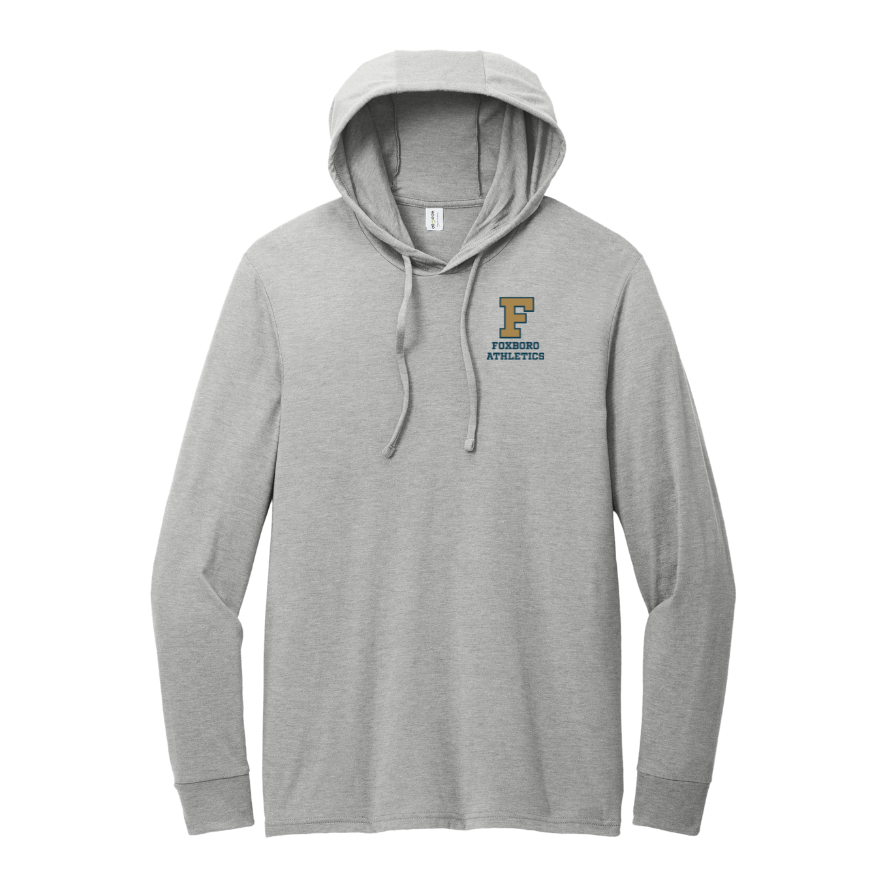 Camiseta unisex con capucha de mezcla triple para personal de eventos de la escuela secundaria Foxboro (ST406)