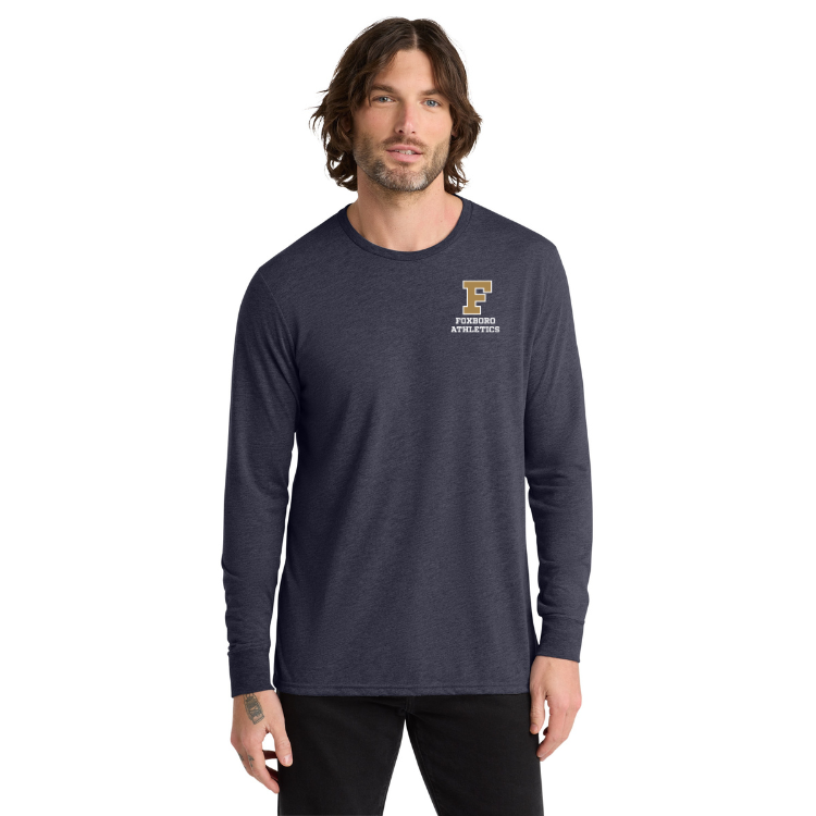Foxboro High School - Unisex Triblend Long Sleeve Tee (AL6004)