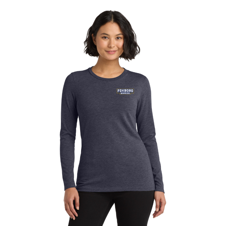 Foxboro High School - Women's Triblend Long Sleeve Tee (AL6008)