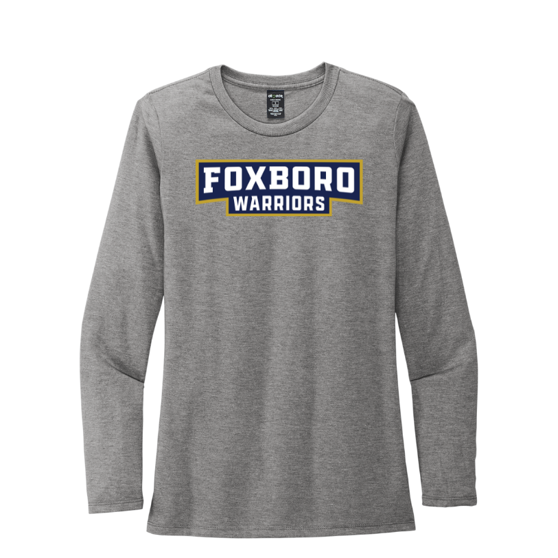 Foxboro High School - Women's Triblend Long Sleeve Tee (AL6008)