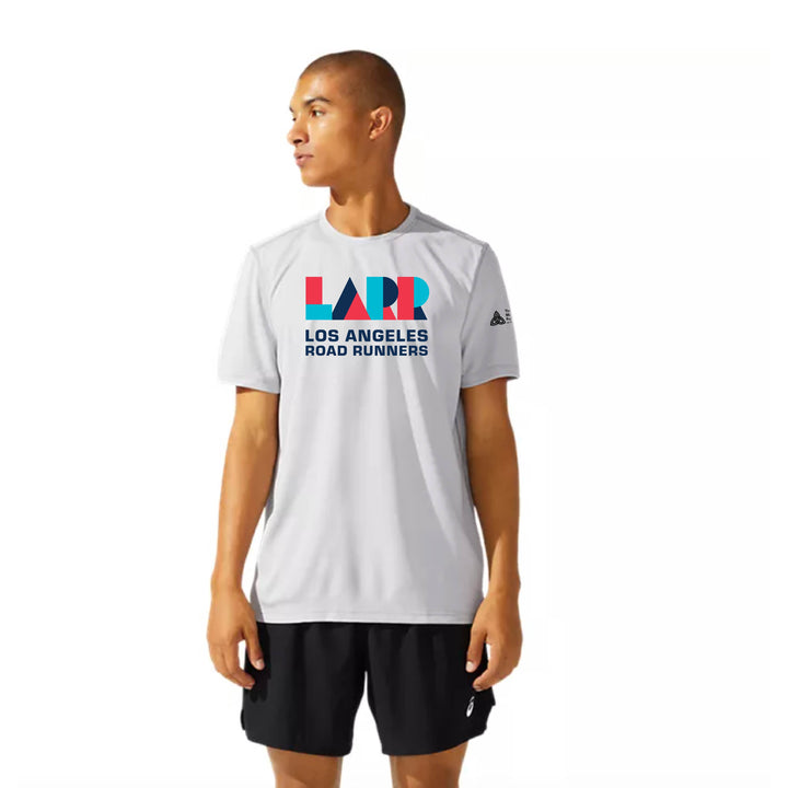 Los Angeles Road Runners / ASICS Men's Ready Set Short Sleeve Tee Grey (2011b458) (LARR-02, LA-34)