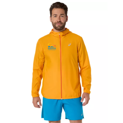 Madagascar Marathon FINISHER- ASICS Men's Silver Jacket (2011D235)