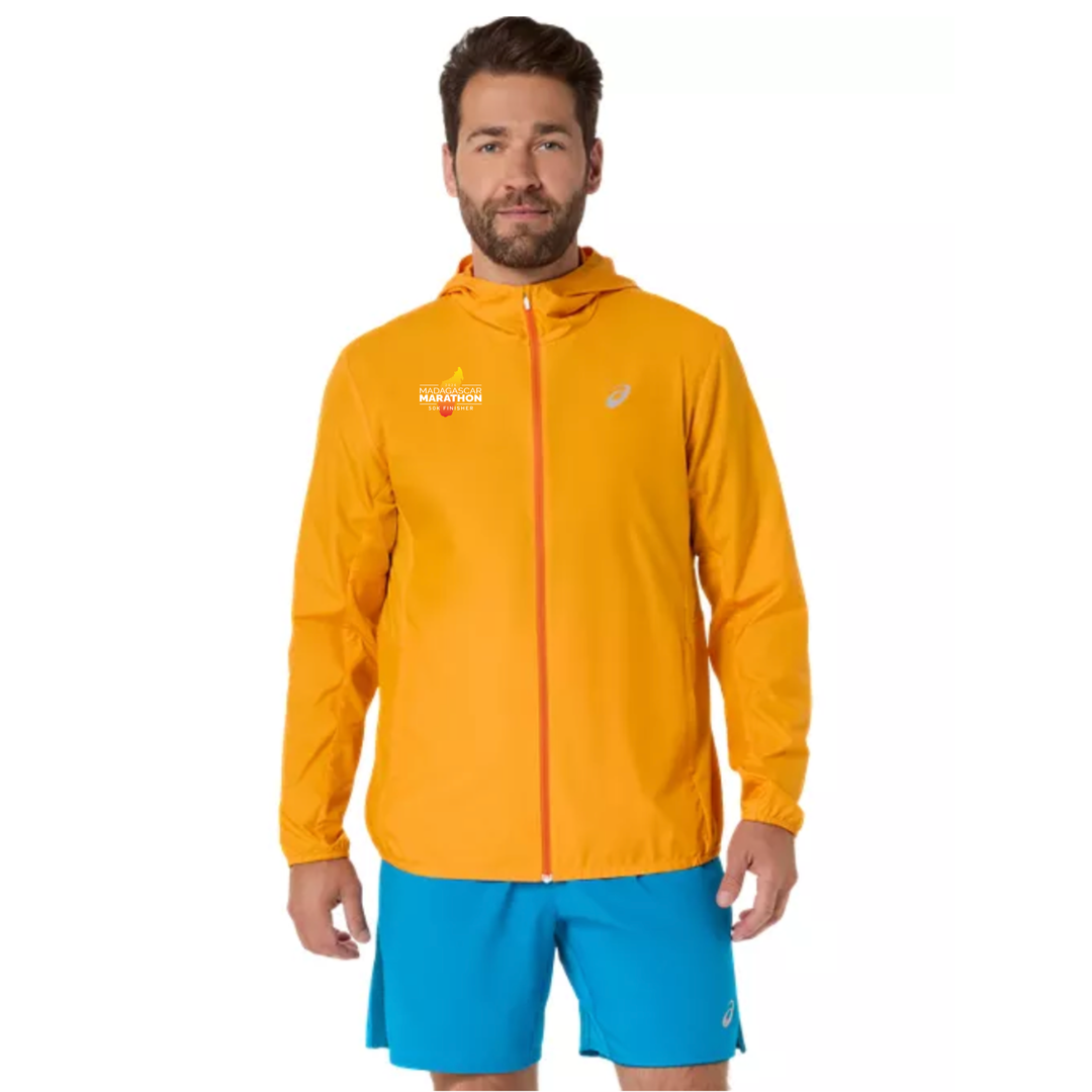 Madagascar Marathon FINISHER- ASICS Men's Silver Jacket (2011D235)