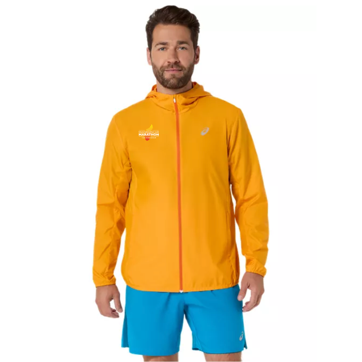 Madagascar Marathon FINISHER- ASICS Men's Silver Jacket (2011D235)