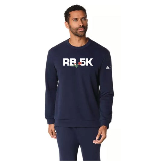 2026 Rose Bowl 5K - ASICS Sweat Crew Neck Top Midnight (2031E908) (RB26-14)