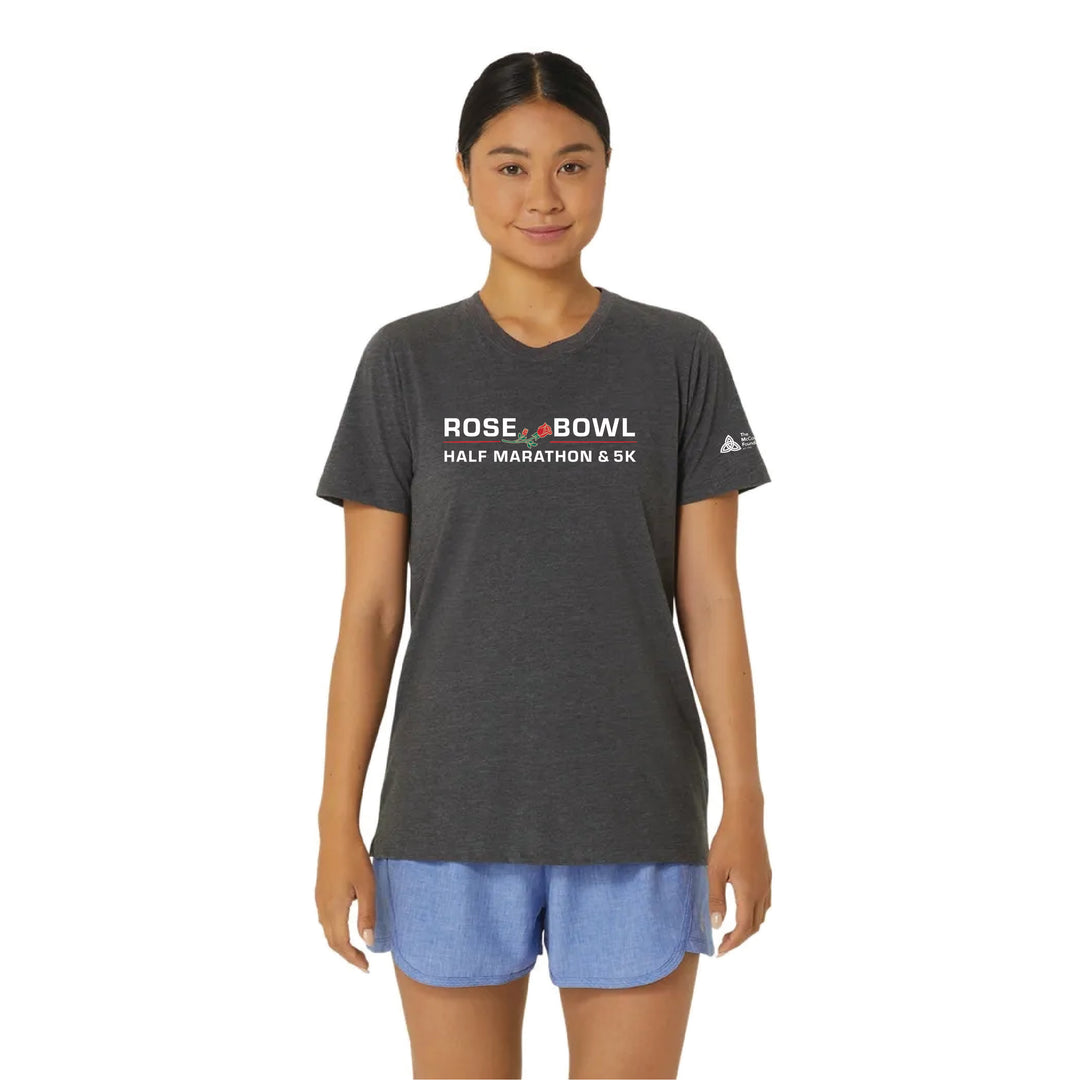 2026 Rose Bowl Half Marathon & 5K - ASICS Women's PR Poly Cotton Tee (2012D014) (RB26-14)