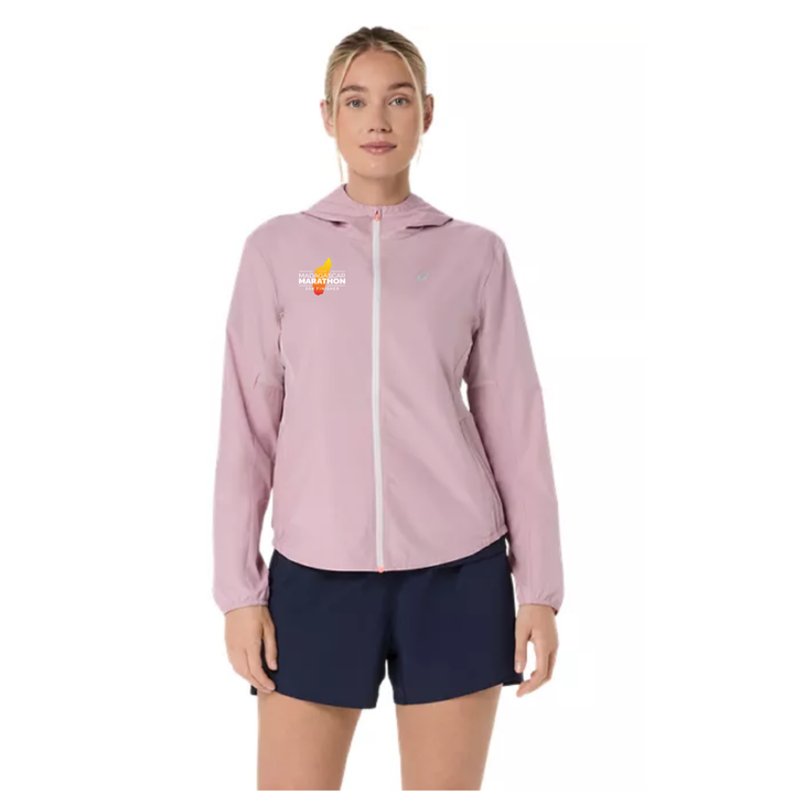 Madagascar Marathon FINISHER - ASICS Women's Silver Jacket Morganite (2012D148)