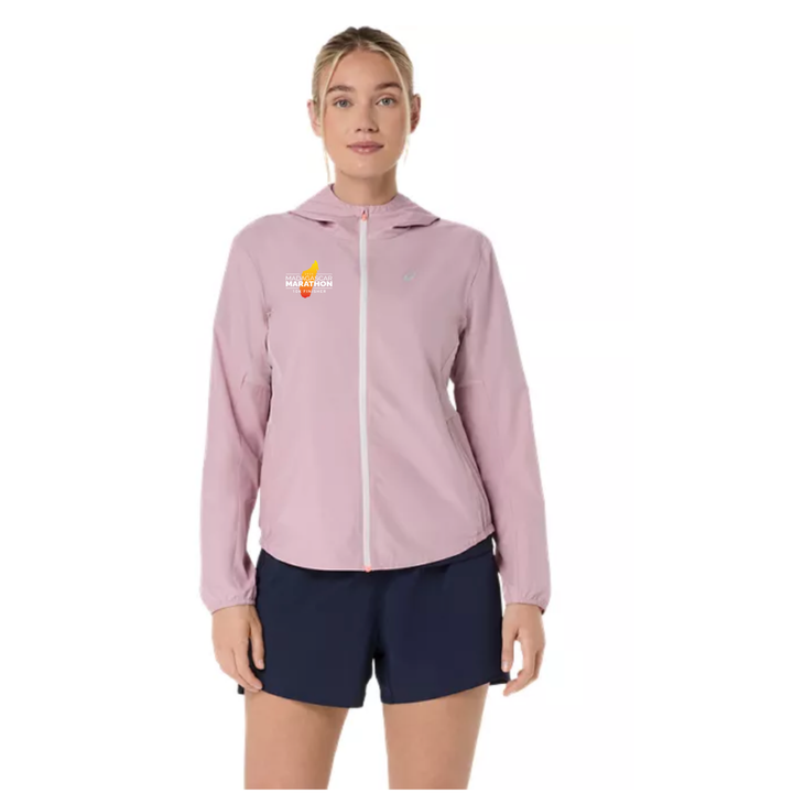Madagascar Marathon FINISHER - ASICS Women's Silver Jacket Morganite (2012D148)