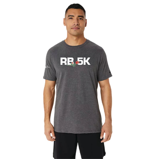 2026 Rose Bowl 5K - ASICS Men's PR Poly Cotton Tee (2011D028) (RB26-08)