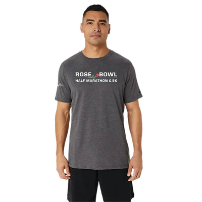 2026 Rose Bowl Half Marathon & 5K - ASICS Men's PR Poly Cotton Tee (2011D028) (RB26-14)