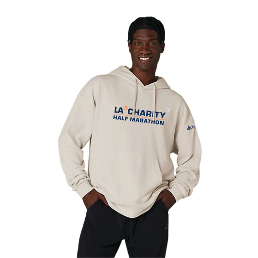 2026 Los Angeles Charity Half Marathon - ASICS Unisex Sweat Relax Pull Over Hoodie Oatmeal (2031E699) (LA26-20)