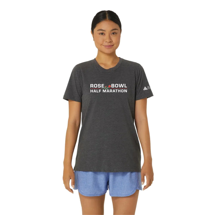 2026 Rose Bowl Half Marathon - ASICS Women's PR Poly Cotton Tee (2012D014) (RB26-02)