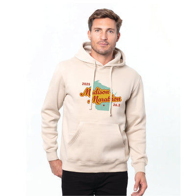 Maratón de Madison 2025 - Sudadera unisex con capucha de polar (PC78H)