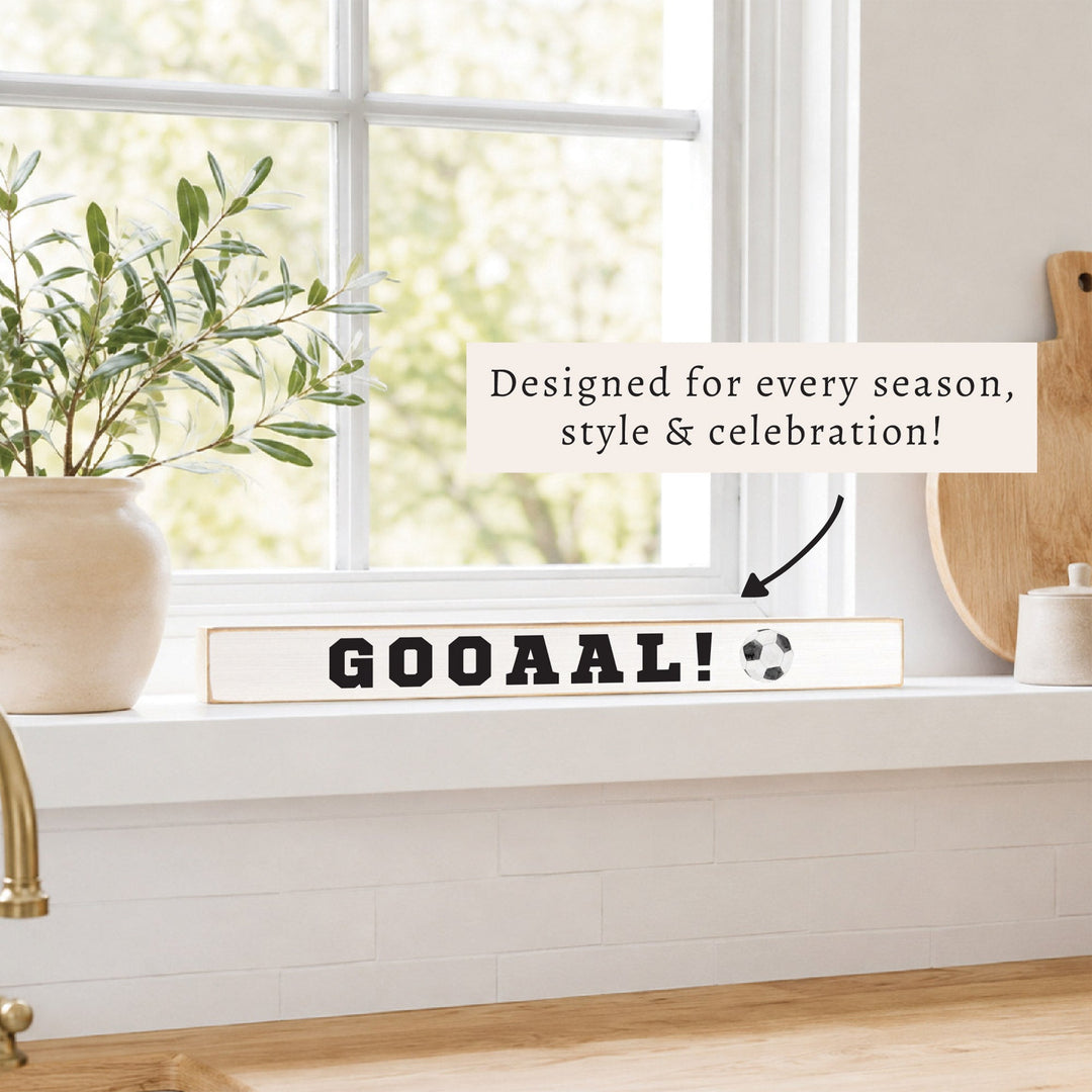 Goal Soccer Skinny Sign
