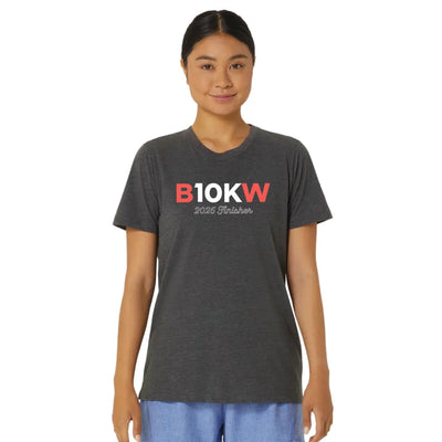Boston 10K for Women Finisher - ASICS Women's PR Poly Cotton Tee (2012D014) (B084)