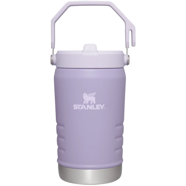 Gourde Stanley IceFlow Flip Straw 2.0 1.9L - Isotherme, Bec Verseur Flip Straw, Acier Inoxydable - Couleur Azur