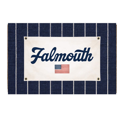 ASICS Falmouth Road Race 2026 - Striped Flag XL Block Sign