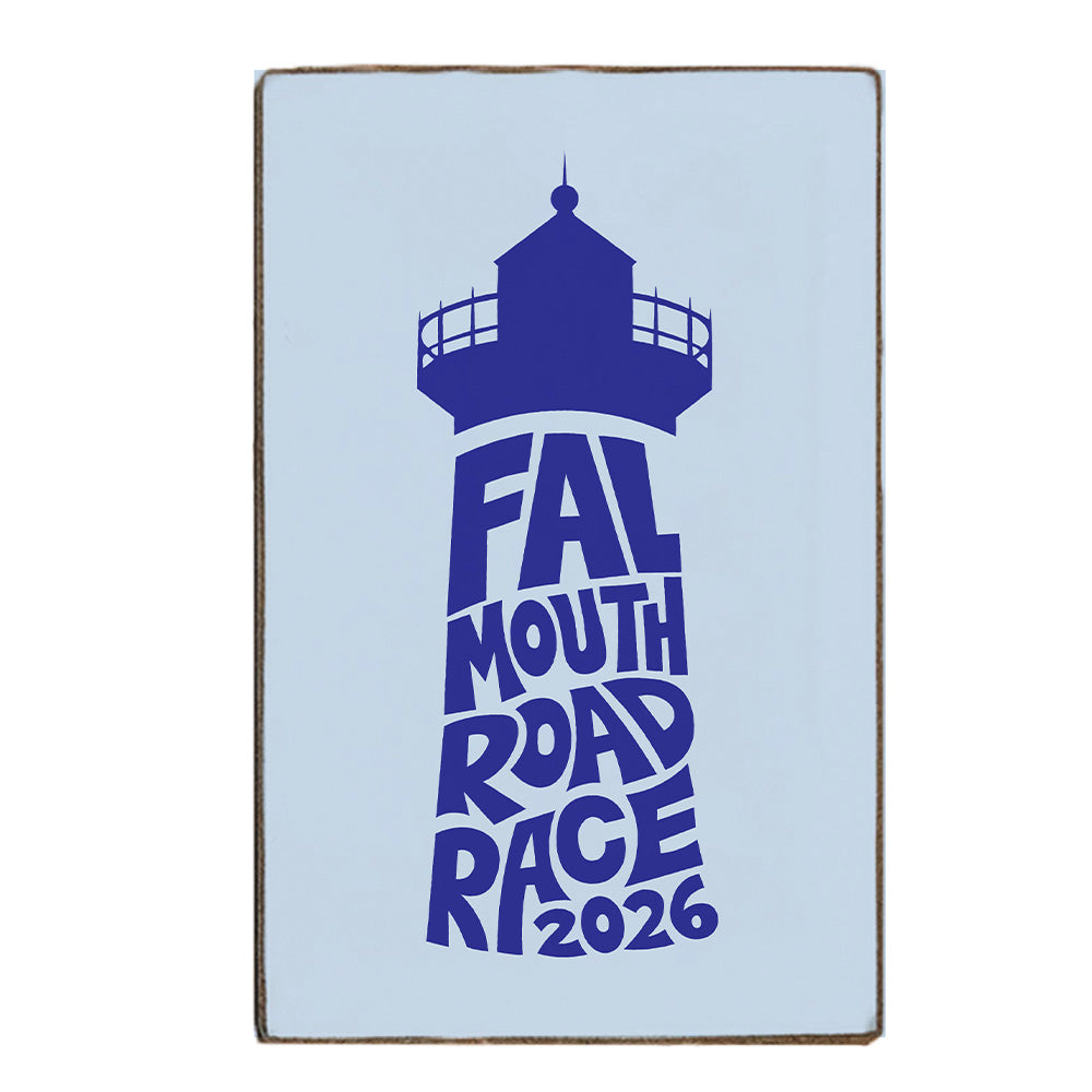 ASICS Falmouth Road Race 2026 - Lighthouse XL Block Sign