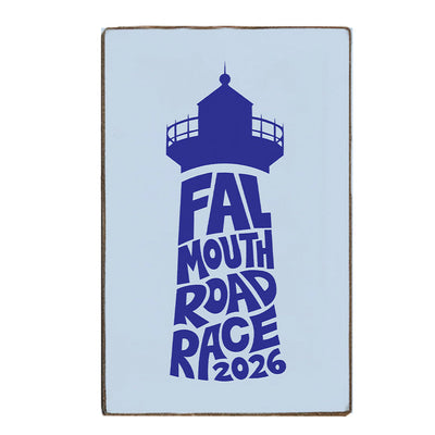 ASICS Falmouth Road Race 2026 - Lighthouse XL Block Sign