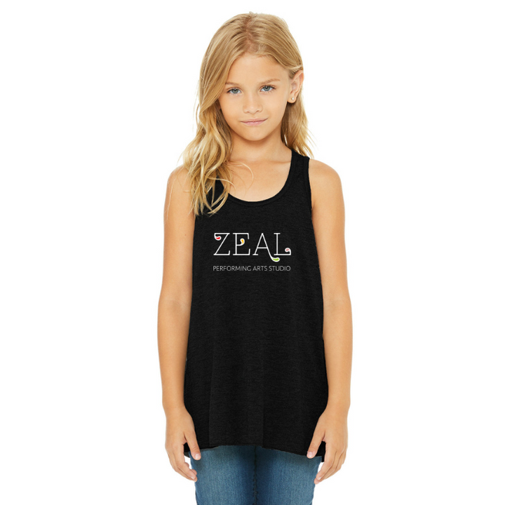 Zeal Studio - Youth Girls Flowy Tank Top (B8800Y)