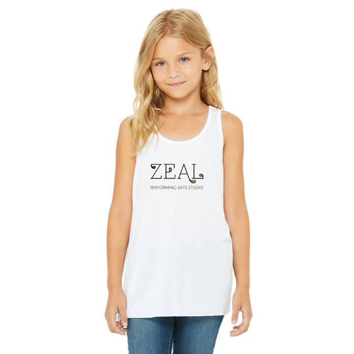 Zeal Studio - Youth Girls Flowy Tank Top (B8800Y)