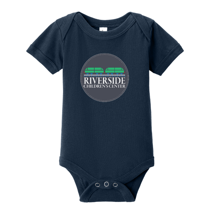 Traje de baño de una pieza de manga corta para bebé Riverside (100b) 