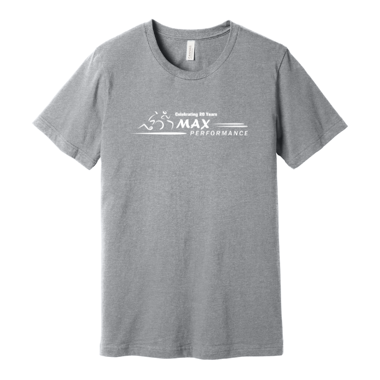 Max Performance - 20th Anniversary BELLA+CANVAS® Unisex Heather CVC Short Sleeve Tee (BC3001CVC)