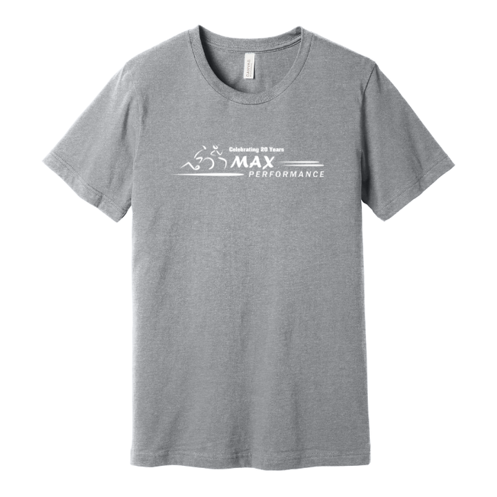 Max Performance - 20th Anniversary BELLA+CANVAS® Unisex Heather CVC Short Sleeve Tee (BC3001CVC)