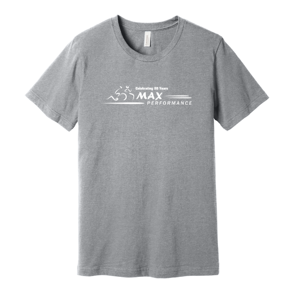 Max Performance - 20th Anniversary BELLA+CANVAS® Unisex Heather CVC Short Sleeve Tee (BC3001CVC)