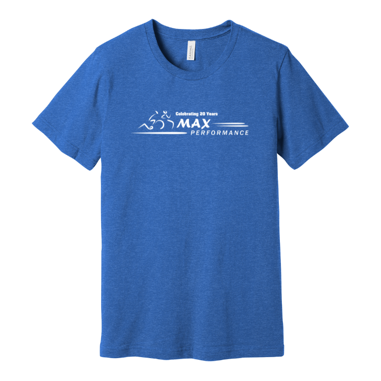 Max Performance - 20th Anniversary BELLA+CANVAS® Unisex Heather CVC Short Sleeve Tee (BC3001CVC)