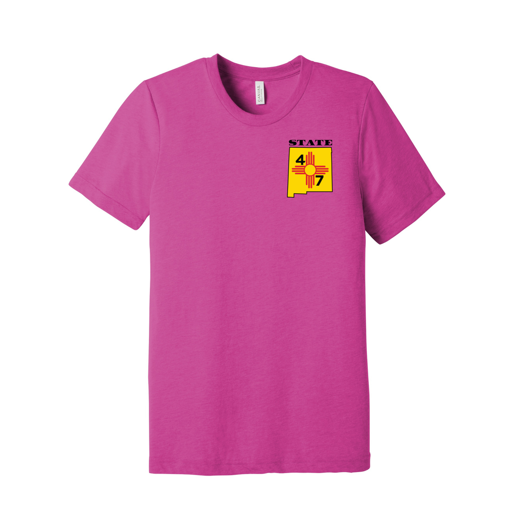 Wanderlust Running State 47 - Unisex Triblend Short Sleeve Tee (BC3413)