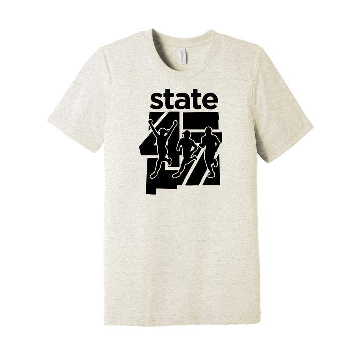 Wanderlust Running State 47 - Unisex Triblend Short Sleeve Tee (BC3413)