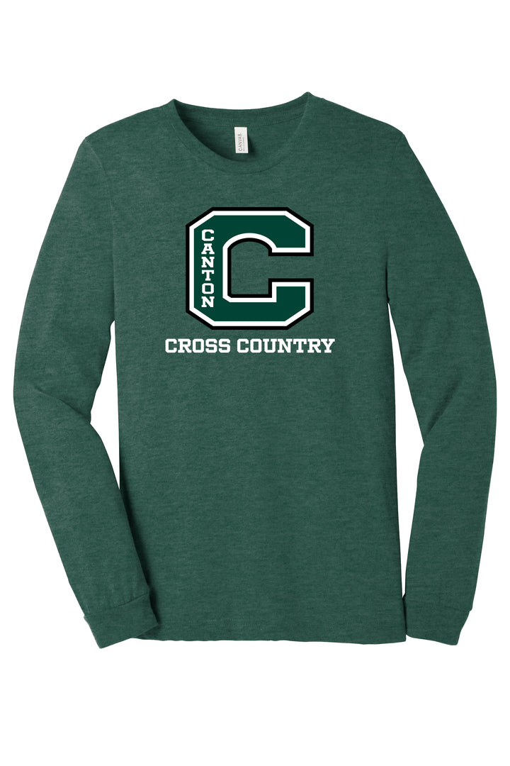 Canton Cross Country Unisex Long Sleeve Tee (BC3501CVC)