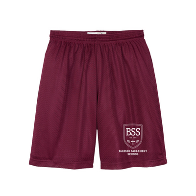 BSS - Pantalón corto clásico de malla para jóvenes (YST5100)