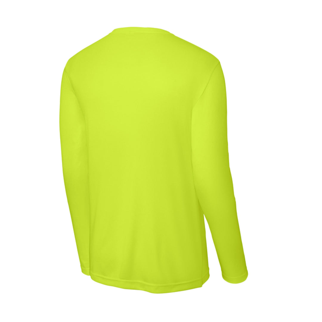 Waterfront 5K Official Logo - Neon Yellow Unisex Long Sleeve Performance Tee (ST350LS)