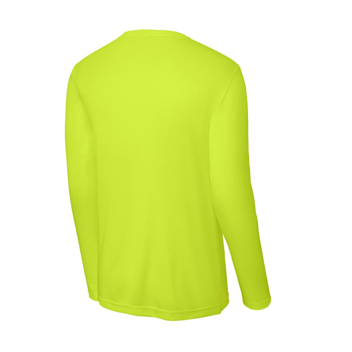 Waterfront 5K Official Logo - Neon Yellow Unisex Long Sleeve Performance Tee (ST350LS)