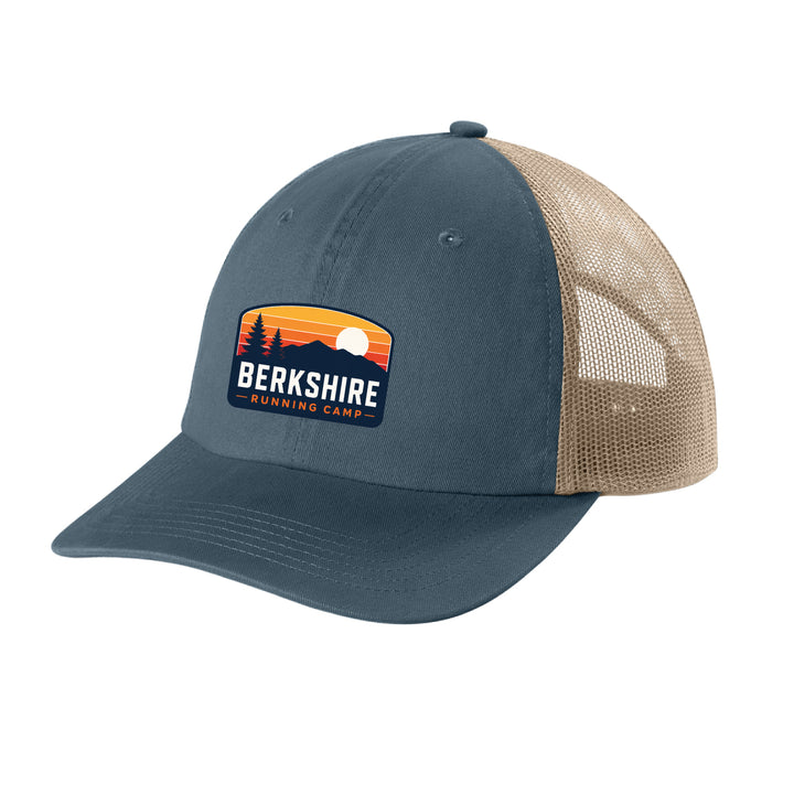 Berkshire Running Camp - Sunwashed Trucker Cap (CCST0) (B122 hat)