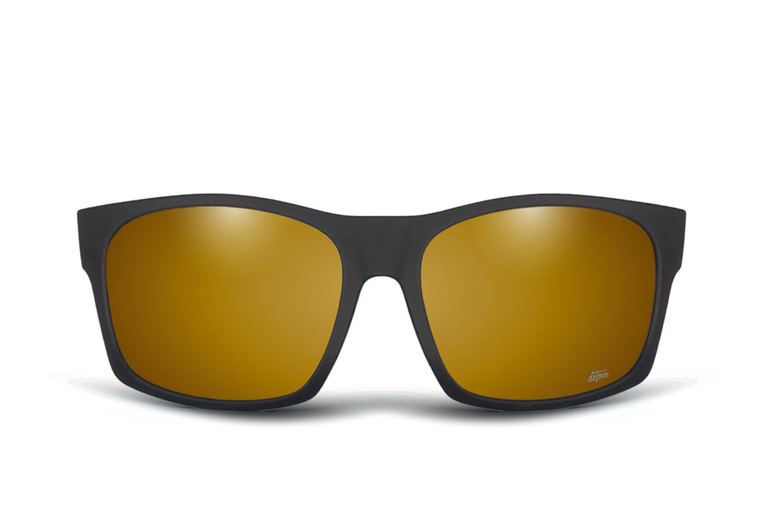 Big Kahuna XL - Matte Black - 24k Gold Polarized