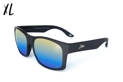 Big Kahuna XL - Matte Black - Blue Gold Gradient Polarized