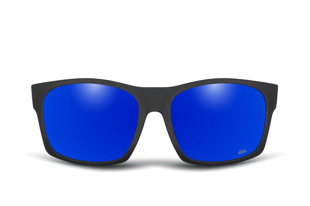 Big Kahuna XL -Sharks & Stripes - Electric Blue Polarized