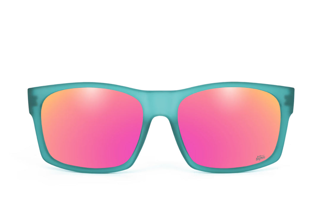 Big Kahuna XL - Frosted Green - Pink Polarized