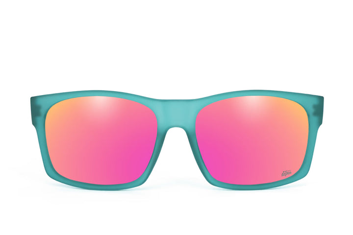 Big Kahuna XL - Frosted Green - Pink Polarized