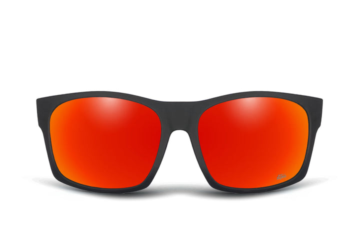 Big Kahuna XL - Matte Black - Red Sunset Polarized