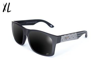 Big Kahuna XL - Sharks & Stripes Blackout - Jet Black Polarized