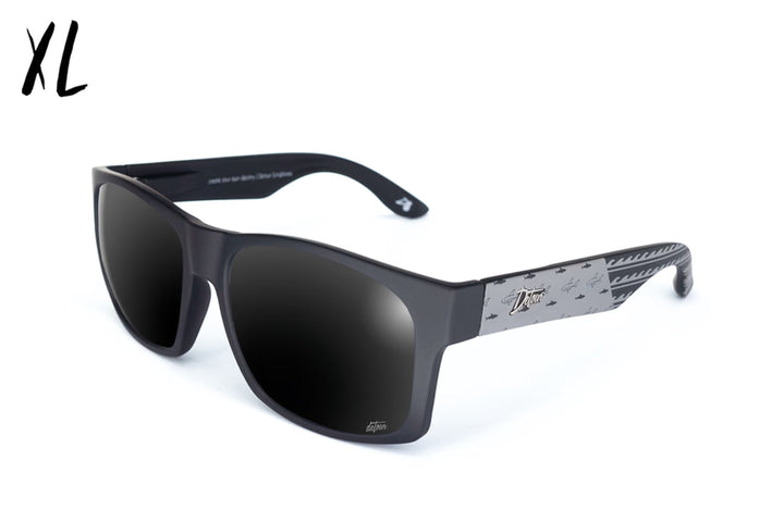 Big Kahuna XL - Sharks & Stripes Blackout - Jet Black Polarized