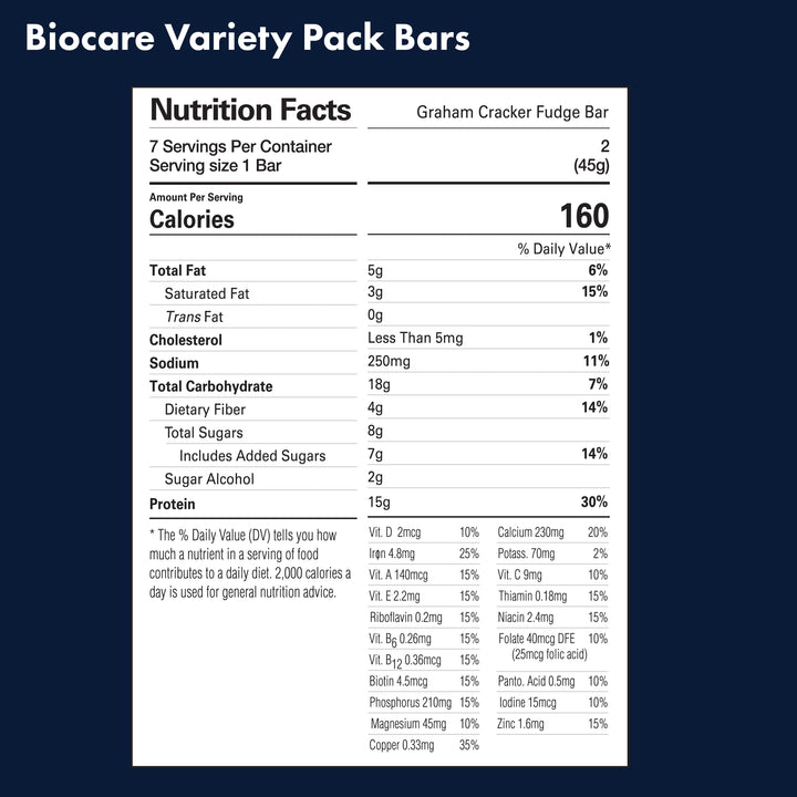 15G Protein Bars Variety Pack (7-Count)