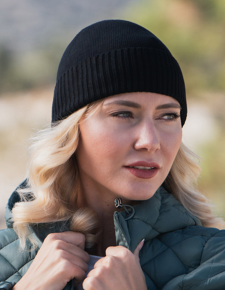 Athletic Cuffed Bamboo Beanie